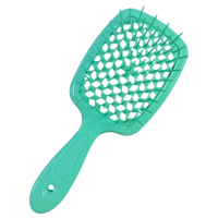 Гребінець для волосся продувний Super Brush, 20 см (бірюзова)
