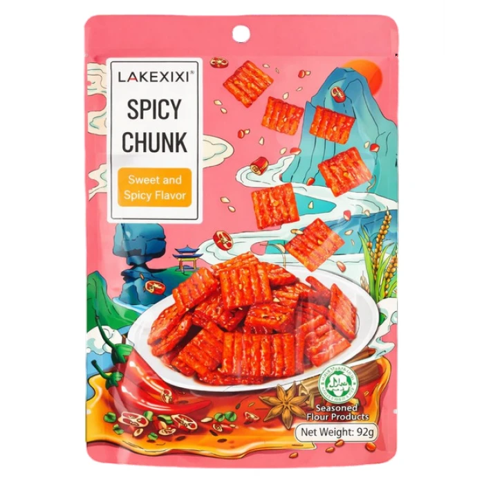 Снек латяо Lakexixi Spicy Stick солодкий і пряний смак, 92 г - 