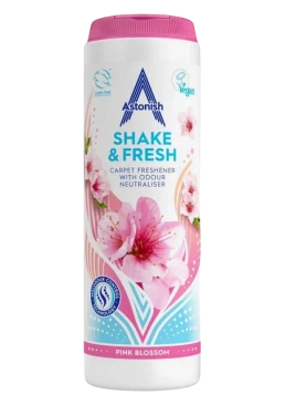 Освежитель ковров Astonish Shake & Fresh Pink Blossom, 350 г