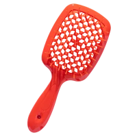 Гребінець для волосся продувний Super Brush, 20 см (кораловий)