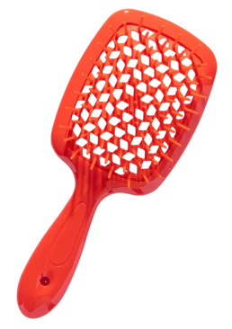 Гребінець для волосся продувний Super Brush, 20 см (кораловий)