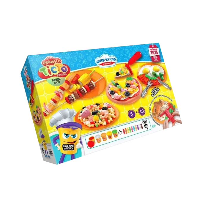 Игровой набор для лепки Danko Toys Master Do «Шеф-повар» (пицца) - 