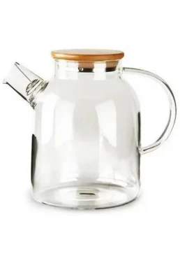 Чайник заварочный с бамбуковой крышкой S&T, 1.6 л