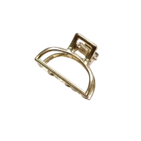 Металевий маленький краб для волосся, 2х2,5 см (в асортименті)