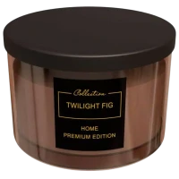 Свеча ароматизированная Pepco Home Twilight Fig (инжир), 1 кг