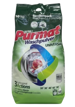 Стиральный порошок Purmat Universal для всех типов белья, 10 кг (100 стирок)