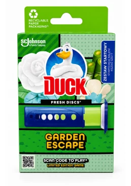 Диски чистоты для туалета Duck Садовая свежесть, 36 мл