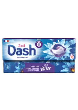 Капсулы для стирки Dash Envolée D'Air, 30 шт