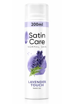 Гель для гоління Gillette Satin Care Normal Skin Lavender Touch, 200 мл