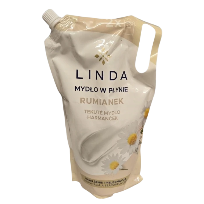 Жидкое мыло для рук Linda с ароматом ромашки, 900мл - 