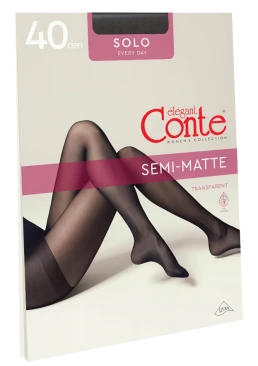 Колготки Conte Solo 40 den Nero, 6 размер