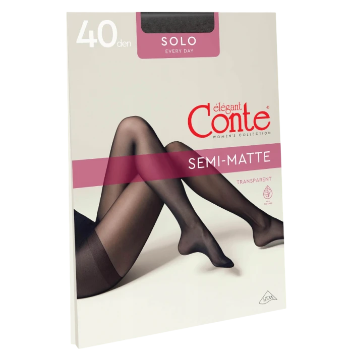 Колготки Conte Solo 40 den Nero, 6 размер - 