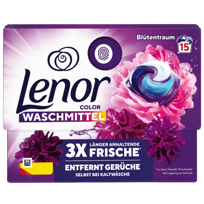Капсулы для стирки цветного белья Lenor «Аметист», 15 шт - 