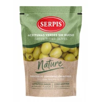 Оливки натуральные без косточек Serpis, 175 г 
