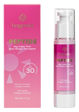 Крем-флюид с пептидами Peptide Day Cream Fluid SPF 30 Bogenia BG454 №001, 50 мл