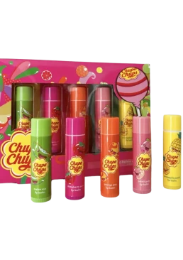 Набір бальзамів для губ Chupa Chups Lip Balm, 5 шт х 4 г