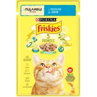Влажный корм для кошек Friskies с лососем в подливе, 85 г