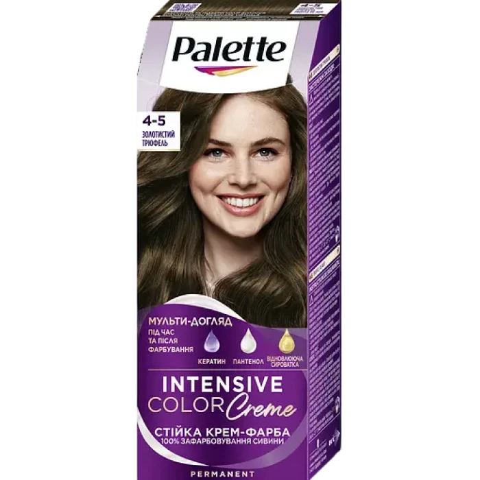 Краска для волос Palette ICC 4-5 золотистый трюфель, 110 мл - 