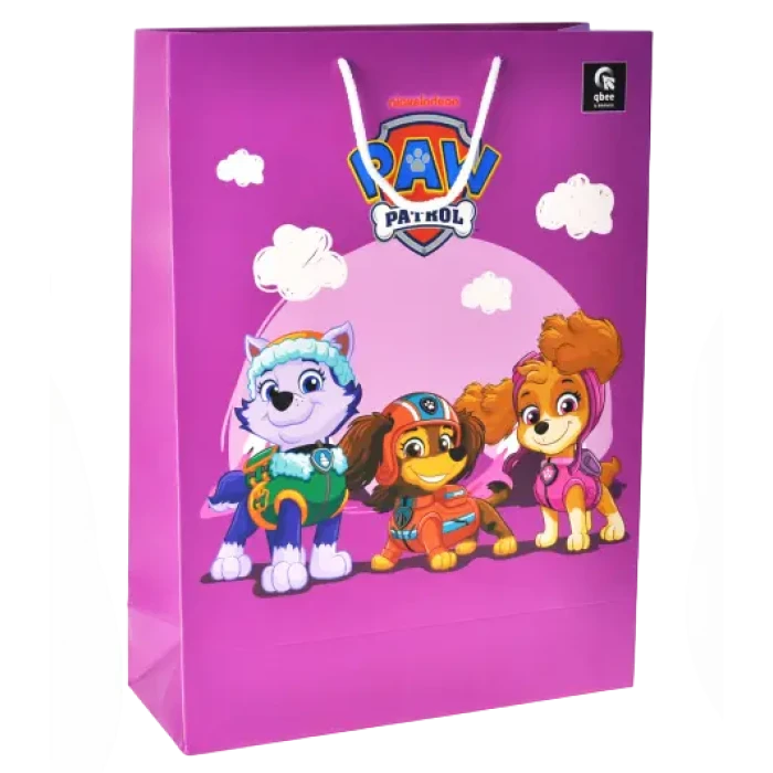 Пакет бумажный “Щенячий Патруль: Команда девочек”, 27x33x11 см - 