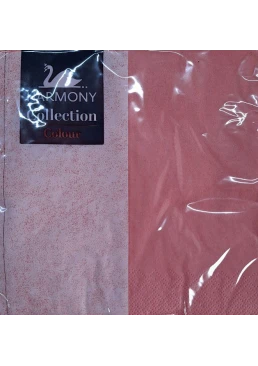 Серветки столові Harmony Персикові 3-х кульові, 20 шт