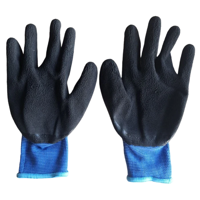 Рукавички робочі синьо-чорні розмір 9, 1 пара - 