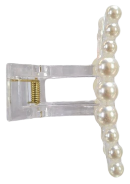 Шпилька-крабик для волосся Перлинки, 1 шт