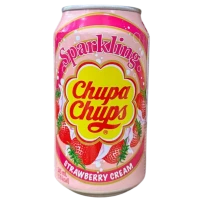 Напиток Chupa Chups Strawberry&Cream, газированный, 345 мл