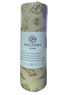 Салфетки-микрофибра Malloory Home в рулоне 25х25см с рисунком, 20 шт (в ассортименте)