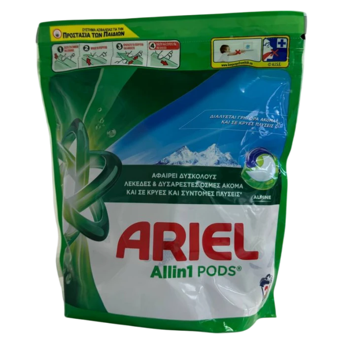 Капсули для прання ARIEL Pods+ All-in-1 гірське джерело, 38 шт - 