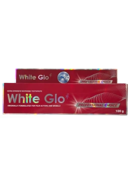 Экстрасильная отбеливающая зубная паста White Glo Professional Choice, 100 г