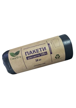 Пакеты для мусора CleanEra, 120 л (20 шт)