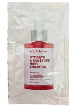 Кислотный шампунь для глубокого увлажнения кожи головы и волос Hollyskin Acid Solution Hydrate & Moisture Hair Shampoo, 10 мл