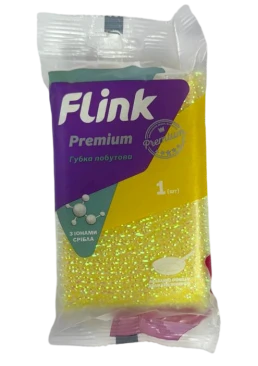 Губка кухонная Flink Premium с ионами серебра