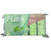 Губки для мытья посуды Flink Mint идеальная форма, 5 шт