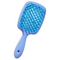 Гребінець для волосся продувний Super Brush, 20 см (блакитний)