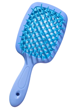 Гребінець для волосся продувний Super Brush, 20 см (блакитний)