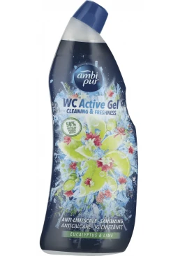 Гель для туалета Ambi Pur WC Active Gel Эвкалипт и Лайм, 750 мл