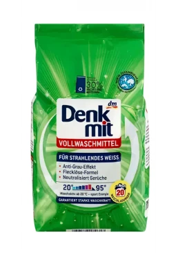 Стиральный порошок Denkmit для ярко-белого цвета, 1,35 кг (20 стирок)
