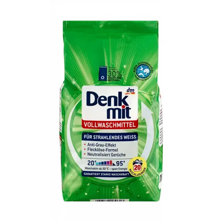 Стиральный порошок Denkmit для ярко-белого цвета, 1,35 кг (20 стирок) - 
