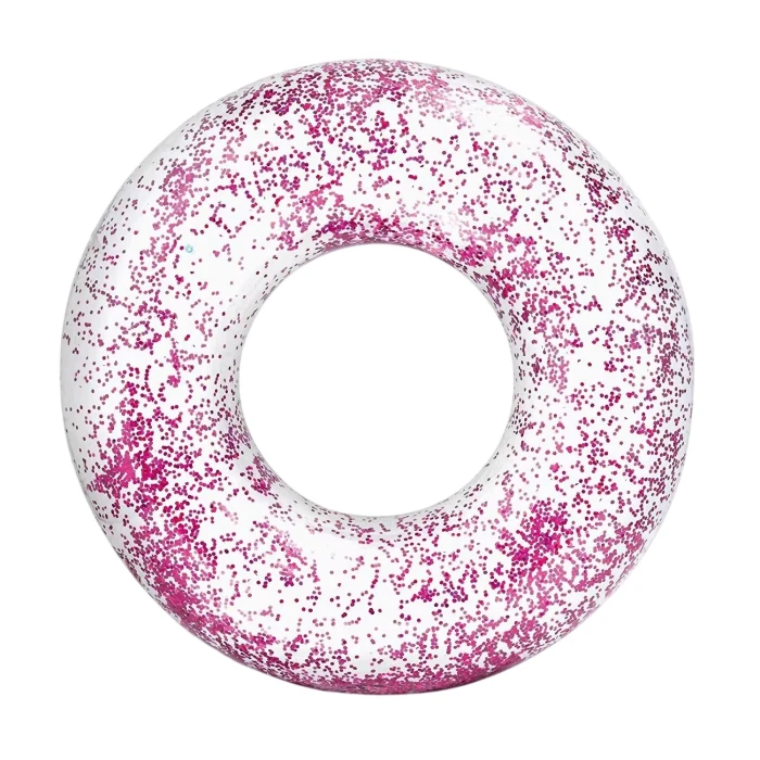 Круг надувной Intex Glitter 56274, 107×27 см (розовый) - 
