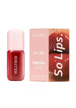 Увлажняющее масло для губ Hollyskin So Lips. Peptide Lip Oil 008. Cherry Toffee, 4 мл