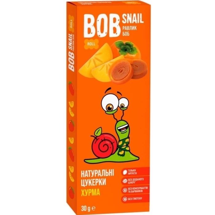 Натуральні цукерки Bob Snail Хурма, 30 г - 