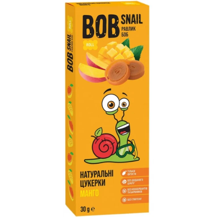 Натуральные конфеты Bob Snail Манго, 30 г - 