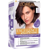 Краска для волос L'Oreal Paris Excellence оттенок 5.11 Ультрапепельный светло-каштановый, 1 шт
