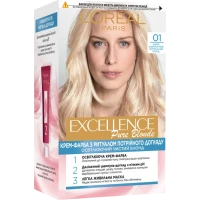 Фарба для волосся L'Oreal Paris Excellence відтінок 01 - Супер-освітлюючий русявий натуральний, 1 шт