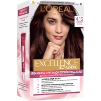 Краска для волос L'Oreal Paris Excellence оттенок 4.15 - Морозный шоколад, 1 шт