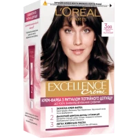 Фарба для волосся L'Oreal Paris Excellence відтінок 300 Темно-каштановий, 1 шт