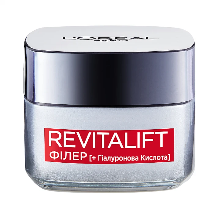 Ночной крем-уход для лица с гиалуроновой кислотой L'Oreal Paris Revitalift Filler Восстановитель объема, 50 мл  - 