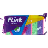 Губка кухонная Flink Blum идеальное пенообразование, 5+1 шт