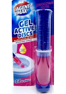 Шприц-гель для унитаза Agent Max фруктовый 75 мл, 12 нанесений